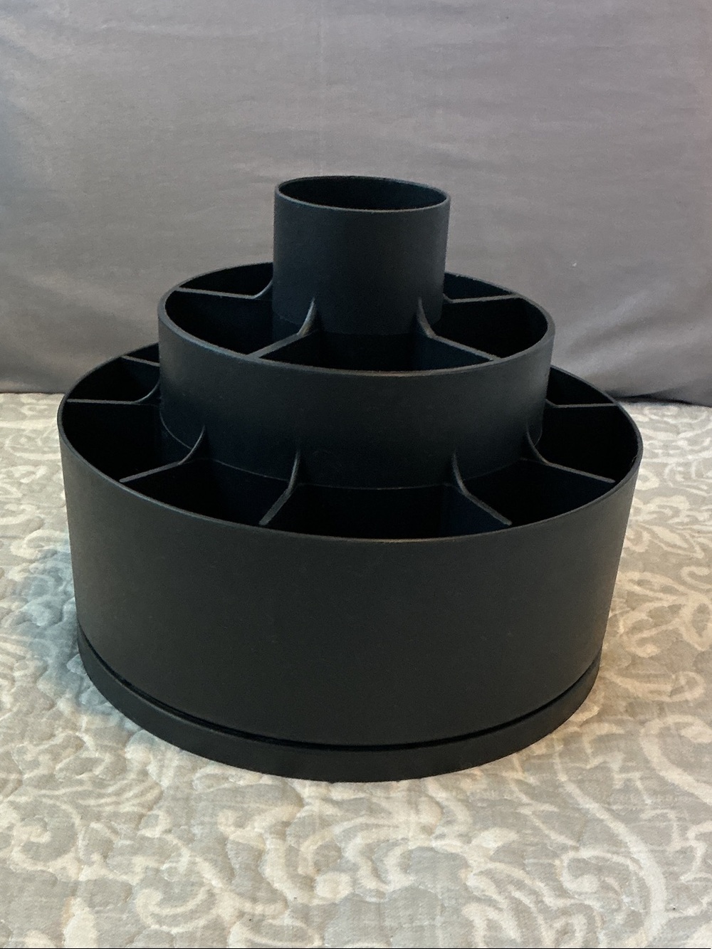 Black Tiered Tool Carousel